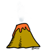 Make a volcano.
